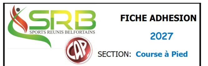 Fiche adhésion / renouvellement section SRB CàP saison 2026-2027