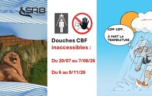 Info périodes fermetures CBF en 2026